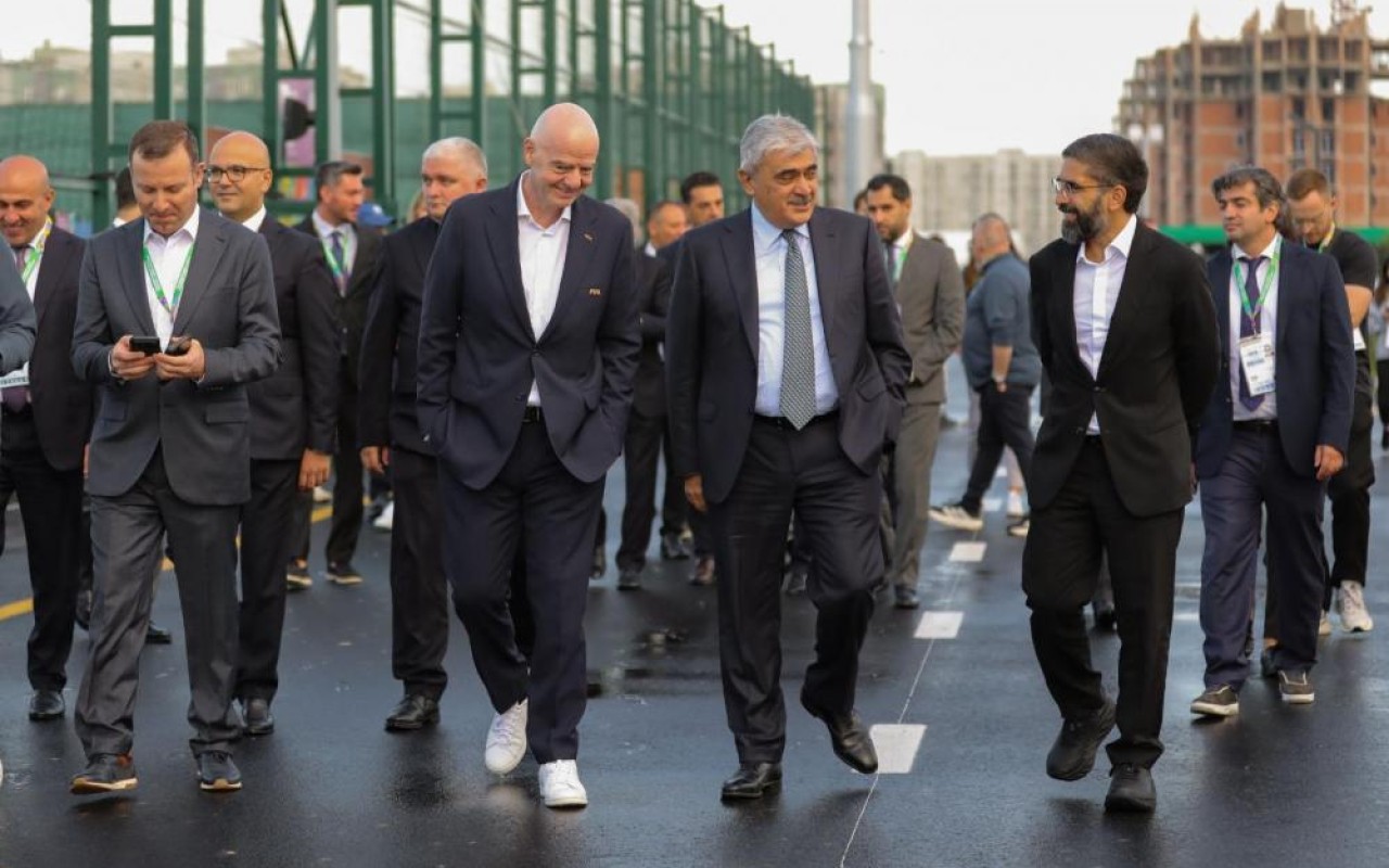 İnfantino Hövsan Yarış Kompleksində olub - FOTOLAR